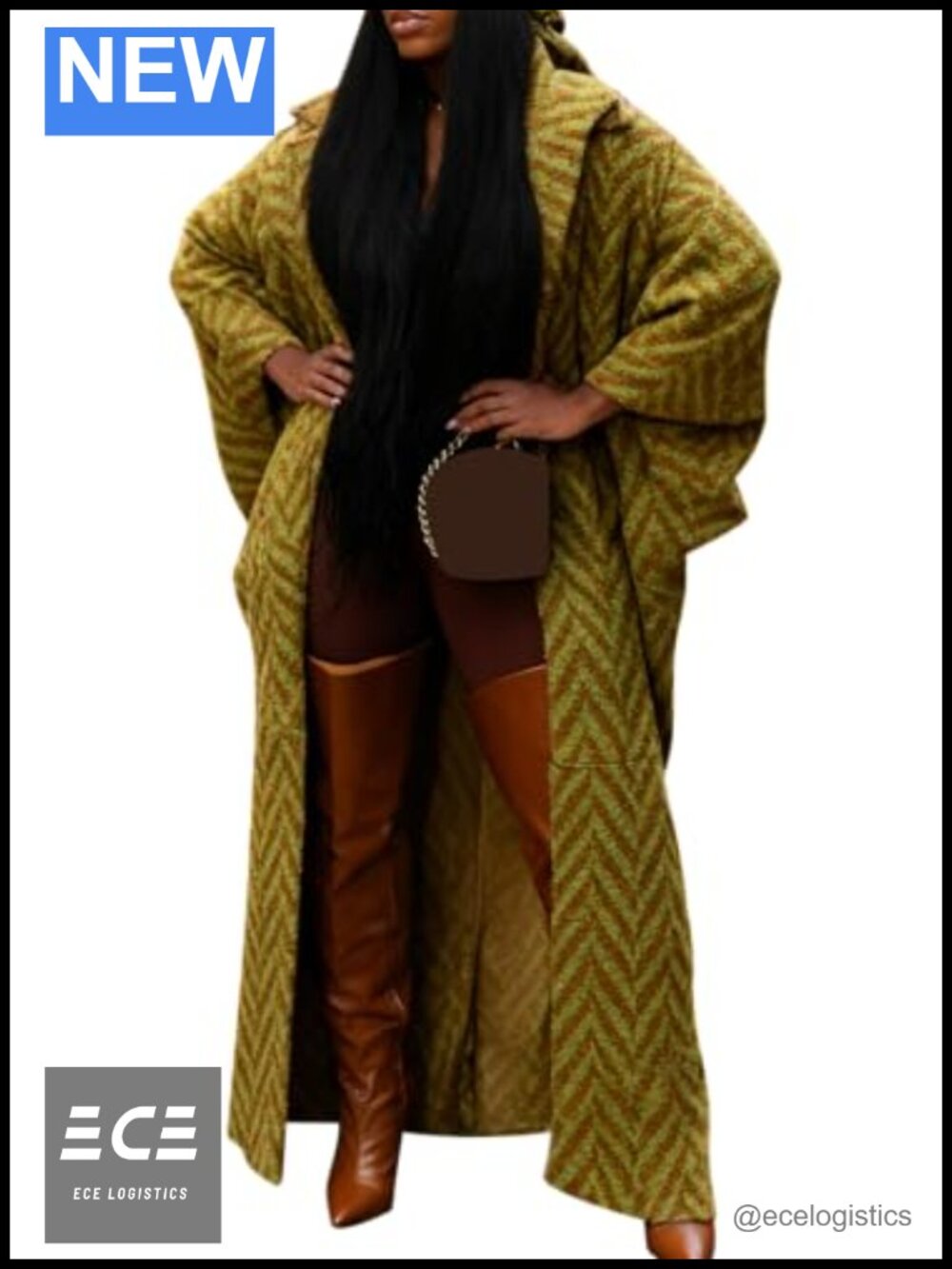 Long Chunky Knit Open Front Cardigan Sweater Oversized Winter Outerwear